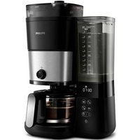 Philips HD7900/01 Kaffeemaschine Schwarz, Silber Fassungsvermögen Tassen=10 mit Mahlwerk, Timerfunk von Philips