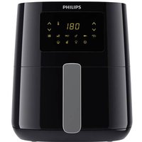 Philips HD9252/70 Heißluft-Fritteuse 1400W Heißluft-Funktion, Grillfunktion, mit Display Schwarz, von Philips