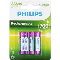 Philips - HR03 Micro (AAA)-Akku NiMH 700 mAh 1.2 v 4 St. von Philips