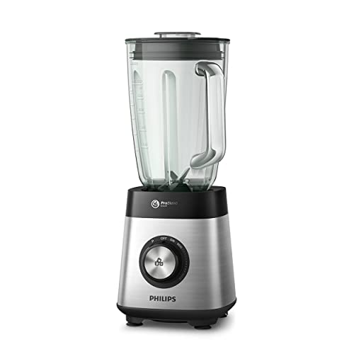 Philips Standmixer und Smoothie Maker – 1000W, 2-Liter-Glasbehälter, HomeID-App, variable Geschwindigkeit, ProBlend Crush, Trinkbecher (HR3573/90) von Philips Domestic Appliances