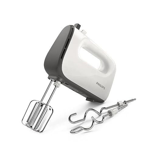 Philips Domestic Appliances HR3741/00 Handmixer, 450 W, 5 Geschwindigkeiten plus Turbo ,21.41 x 20.8 x 11.4 cm, weiß/schwarz Philips Domestic Appliances HR3741/00 Handmixer, 450 W, 5 Geschwindigkeiten plus Turbo ,21.41 x 20.8 x 11.4 cm, weiß/schwarz von Philips Domestic Appliances
