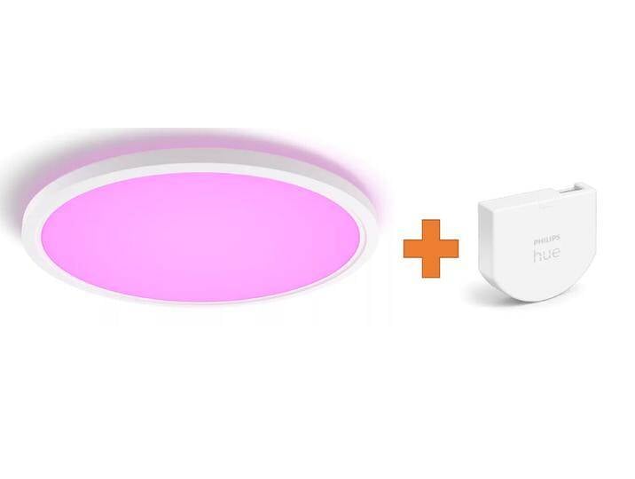 Philips Hue LED Deckenleuchte Tento + Wandschalter rund weiß Ø von Philips