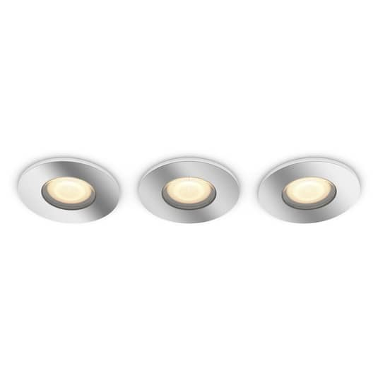 Philips Hue White Ambiance Adore Einbauspot 3er Set Deckenlampe Einbaulampe Gu10 von Philips