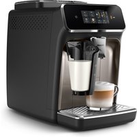 Philips Kaffeevollautomat "EP2336/40 2300 Series", 4 Kaffeespezialitäten, mit LatteGo-Milchsystem, Schwarz verchromt von Philips