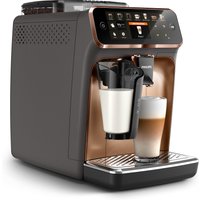 Philips Kaffeevollautomat "5400 Series EP5144/70, mit LatteGo-Milchsystem", 12 Kaffeespezialitäten und 4 Benutzerprofilen; Grau/Kupfer verchromt von Philips