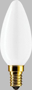Philips Kerzenlampe 40W 230V E14 matt (2er Pack) von Philips