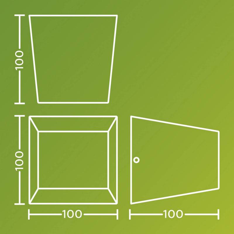 Philips LED-Außenwandleuchte Alix UE, anthrazit, Alu, IP44 von Philips