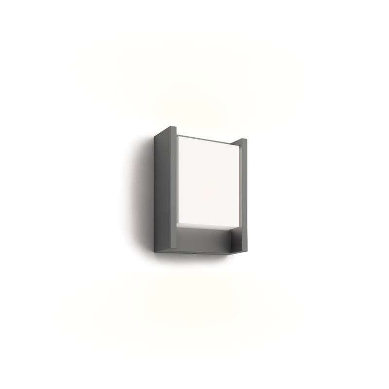 Philips LED Außenwandleuchte Arbour anthrazit warmweiß von Philips