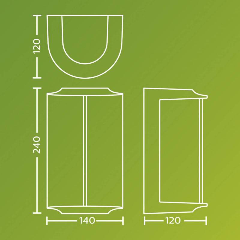 Philips LED-Außenwandleuchte Reese UE, anthrazit, Alu, IP44 von Philips