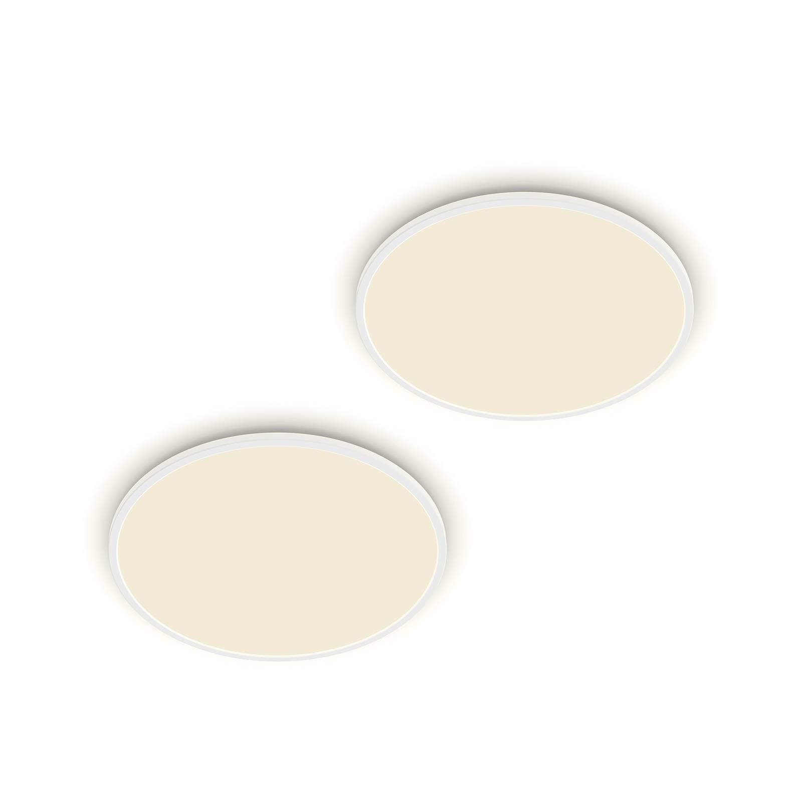 Philips LED-Deckenlampe SuperSlim 2er-Set IP44 Ø 25cm 4.000K Philips LED-Deckenlampe SuperSlim 2er-Set IP44 Ø 25cm 4.000K von Philips