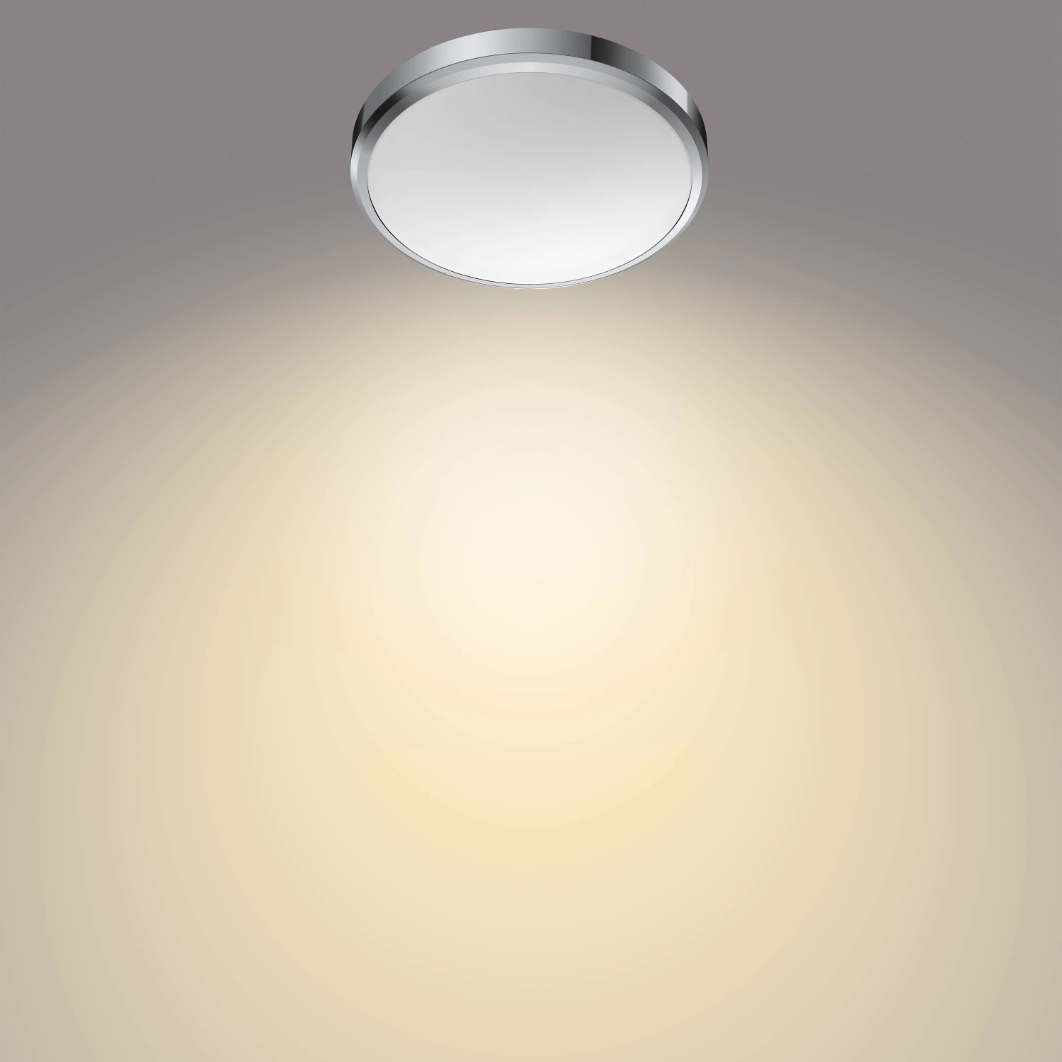 Philips LED-Deckenleuchte Doris 17 W 2700 K IP44 Chrome Philips LED-Deckenleuchte Doris 17 W 2700 K IP44 Chrome von Philips