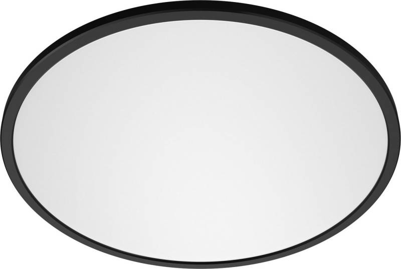 Philips LED Deckenleuchte Superslim 3-in-1 LED Leuchte CL550 18W IP44 1500lm 2700K, schwarz, Dimmfunktion, Memoryfunktion, dimmbar über Fernbedienung, mehrere Helligkeitsstufen, LED wechselbar, Warmweiß, SceneSwitch Philips LED Deckenleuchte Superslim 3-in-1 LED Leuchte CL550 18W IP44 1500lm 2700K, schwarz, Dimmfunktion, Memoryfunktion, dimmbar über Fernbedienung, mehrere Helligkeitsstufen, LED wechselbar, Warmweiß, SceneSwitch von Philips