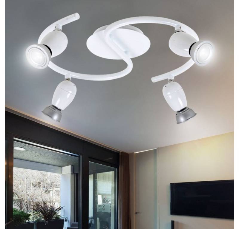Philips LED Deckenspot, Leuchtmittel inklusive, Warmweiß, 16 Watt LED Design Beleuchtung Spirale Decken Leuchte von Philips