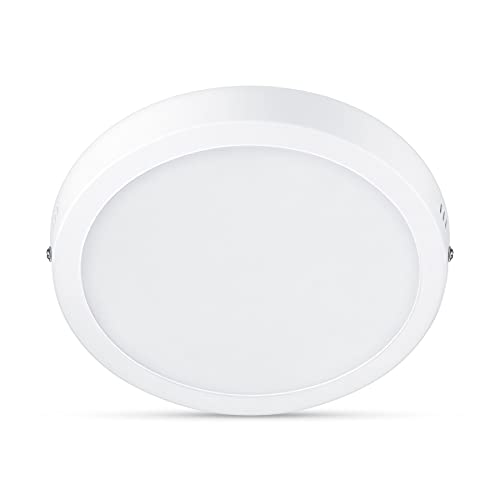 Philips LED Einbauspot Slim Surface, 12W, kühlweißes Licht (4000K), rund, Weiß von Philips Lighting