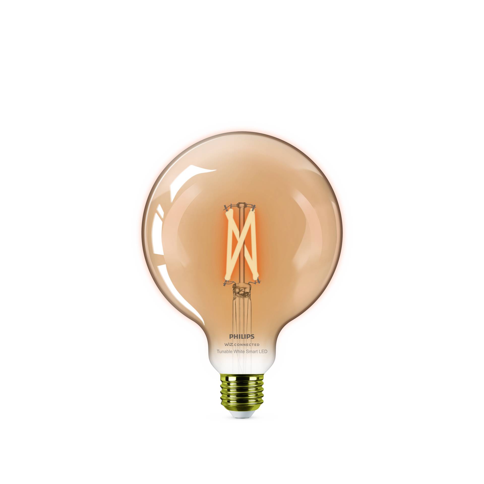 Philips LED-Filament-Lampe 'SmartLED' 640 lm E27 Globe amber 12,5 x 18 cm von Philips