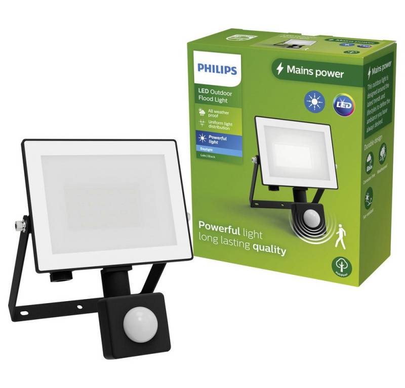 Philips LED Flutlichtstrahler Philips LED Lois 929004642301 LED-Außenstrahler mit Bewegungsmelder 2 von Philips