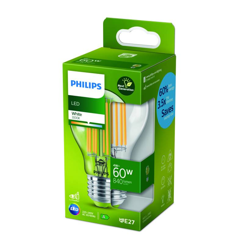 Philips LED-Lampe 'A-Lable' warmweiß E27 4 W 3000 K von Philips
