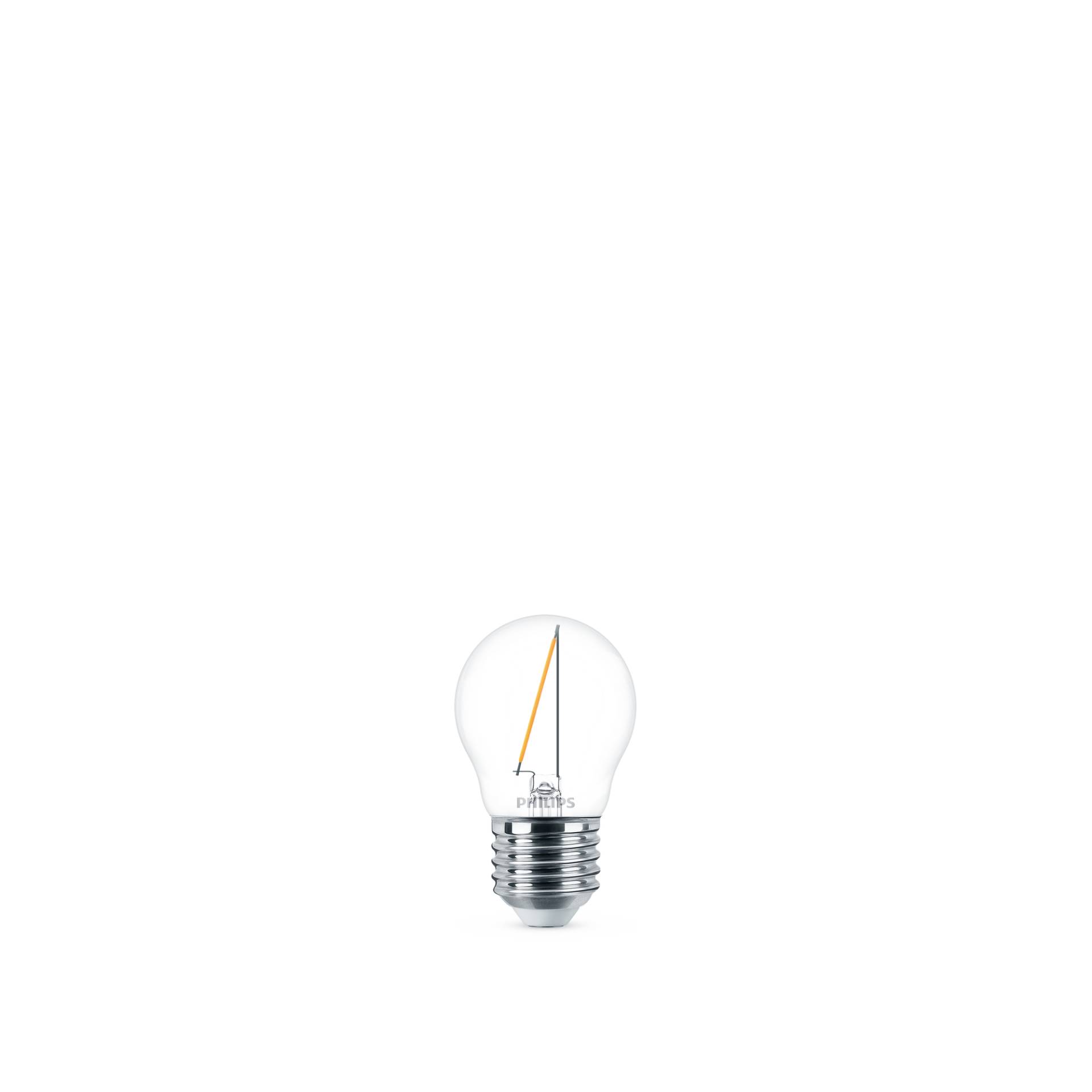 Philips LED-Lampe E27 1,4 W 136 lm warmweiß matt von Philips