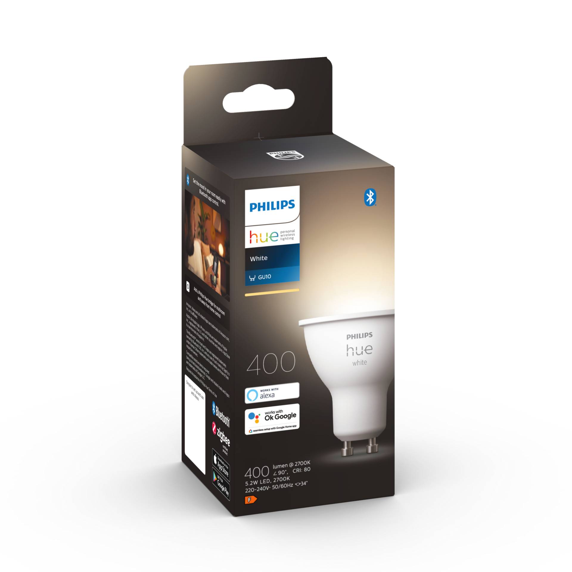 Philips LED-Lampe 'Hue White' GU10 5,2 W Philips LED-Lampe 'Hue White' GU10 5,2 W von Philips
