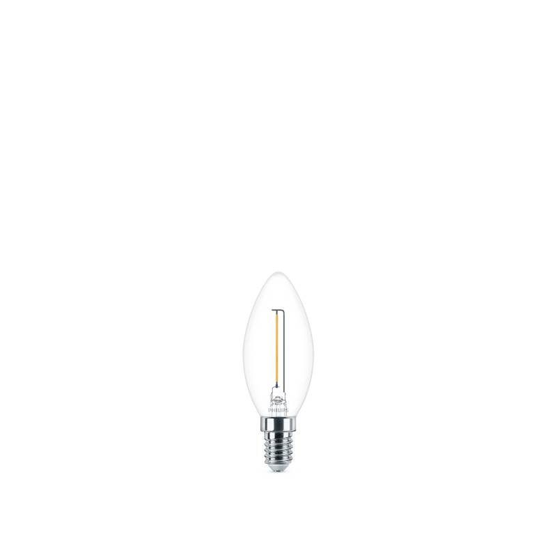 Philips LED Lampe Kerzenform 1,4 W E14 warmweiß 136 lm matt von Philips