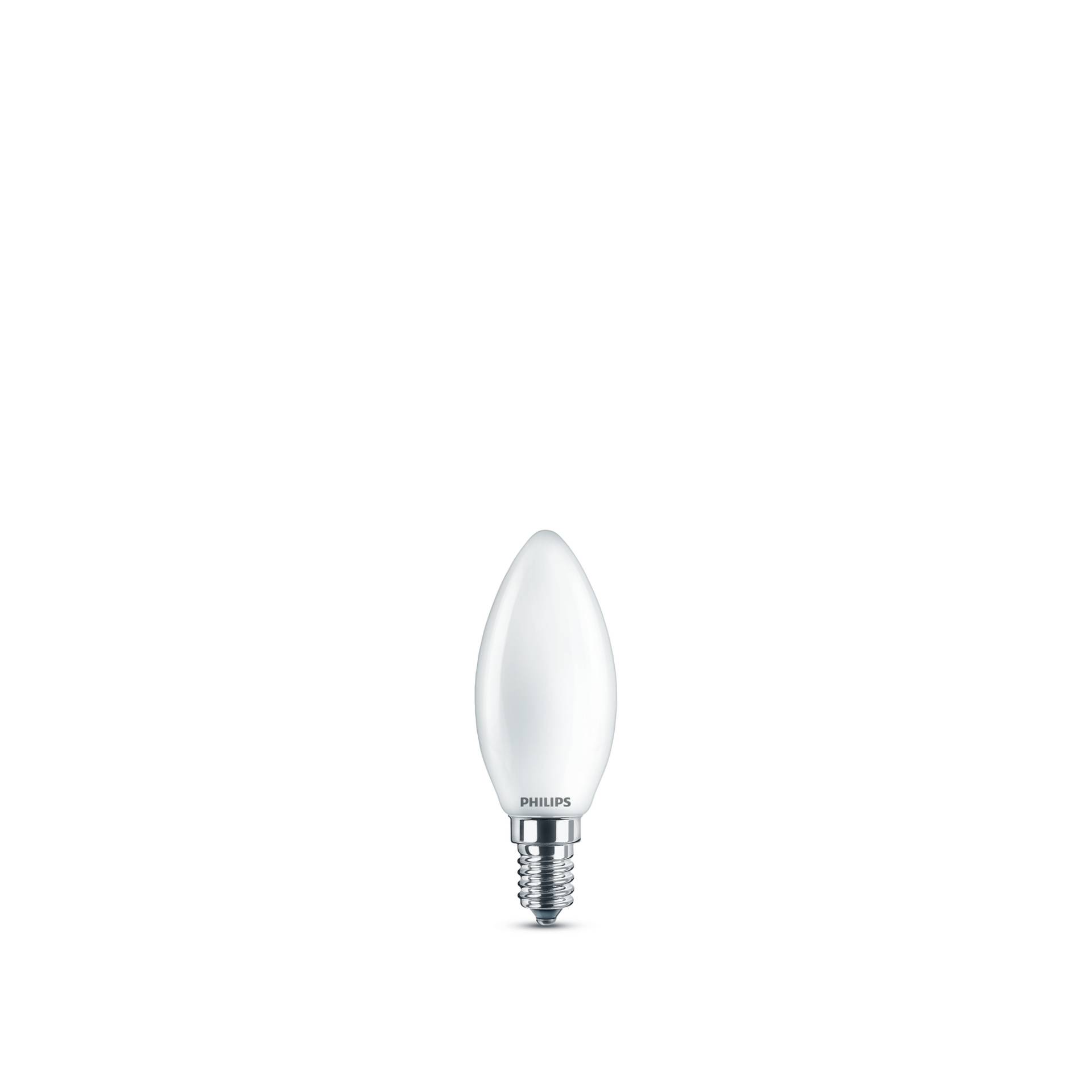 Philips LED Lampe Kerzenform 4,3 W E14 kaltweiß 470 lm matt Philips LED Lampe Kerzenform 4,3 W E14 kaltweiß 470 lm matt von Philips