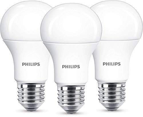 Philips LED E27 Lampe, 100W, Tropfenform, matt, warmweiß, 3er Pack von Philips Lighting