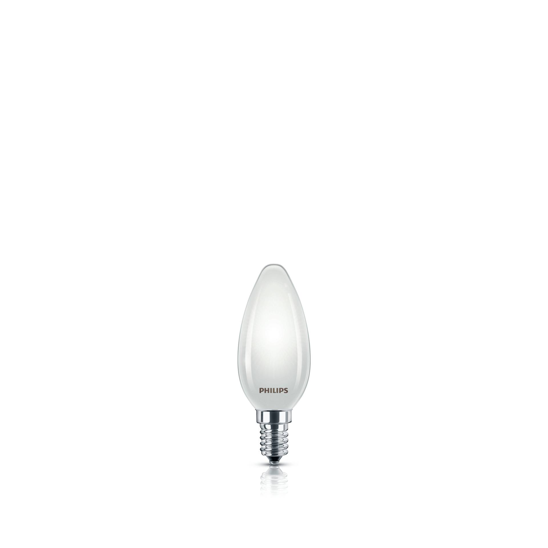 Philips LED-Leuchtmittel 'Classic' B35 E14 40 W 485 lm matt Philips LED-Leuchtmittel 'Classic' B35 E14 40 W 485 lm matt von Philips