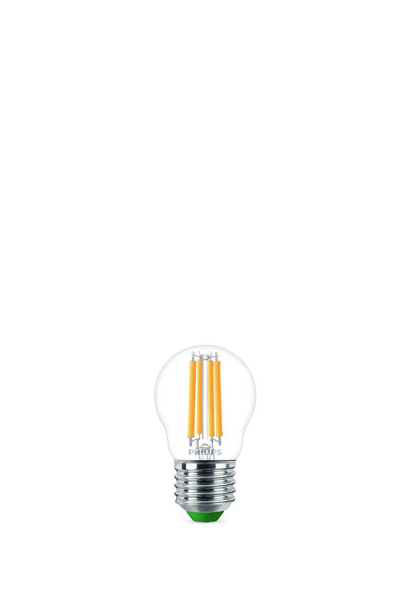 Philips LED-Leuchtmittel Filament Tropfenform P45 E27 2,3W warmweiß klar von Philips