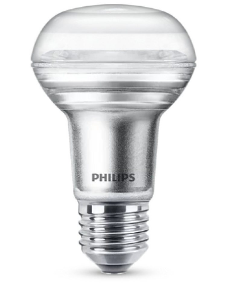 Philips LED-Leuchtmittel Philips LED E27 R63 3W=40W Reflektor 36° Pilzform 210lm Warmweiß 2700K, R63, Warmweiß, Reflektor von Philips