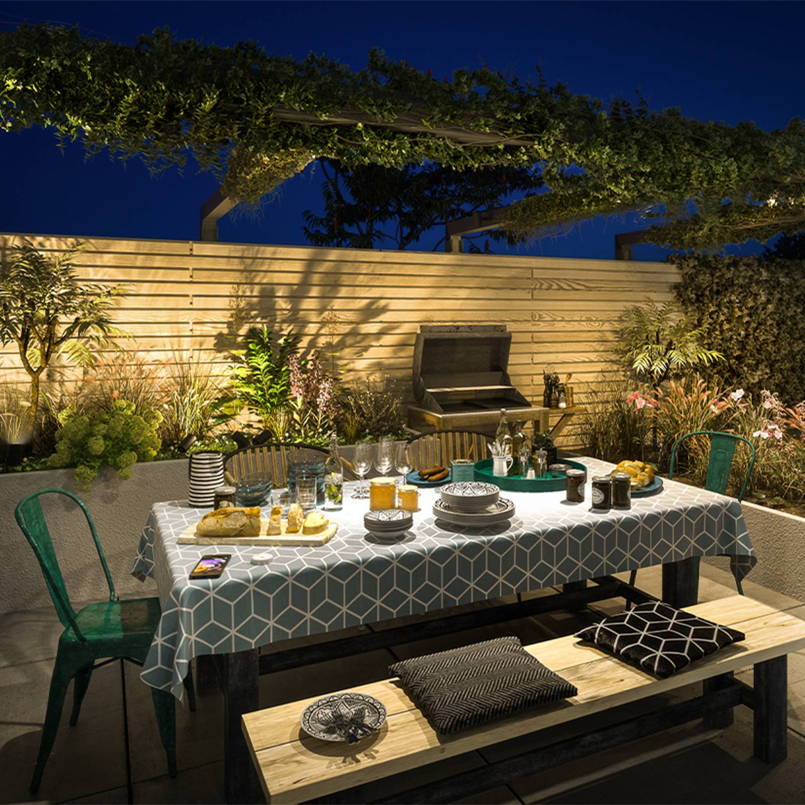 Philips LED-Solar-Wandleuchte Jivix, 2er-Pack von Philips