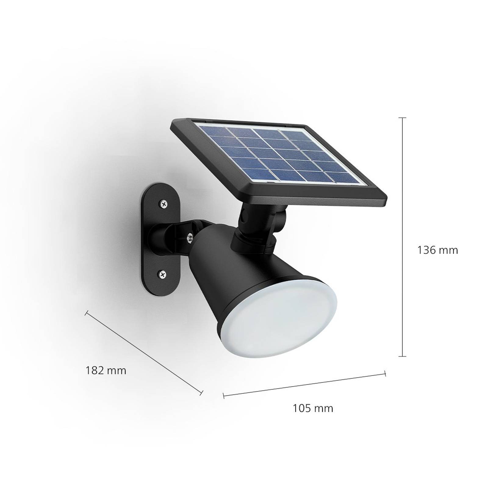 Philips LED-Solar-Wandleuchte Jivix von Philips