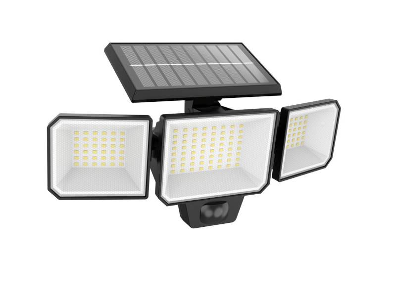Philips LED Solar-Wandstrahler Nysil schwarz 29,3 x 16,8 cm mit Bewegungsmelder von Philips