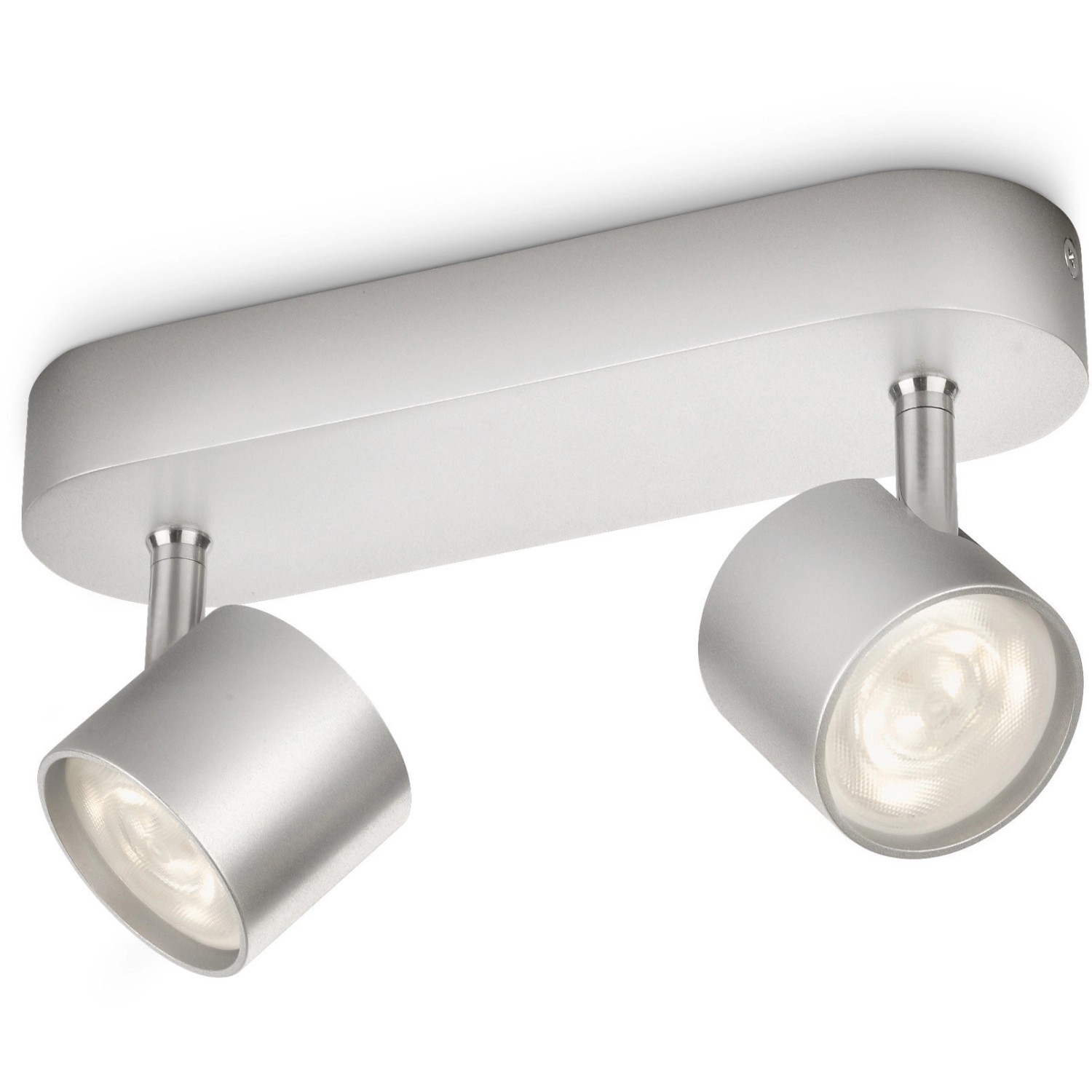 Philips LED-Spot 2er Star Silber von Philips