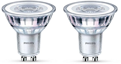 Philips LED Classic GU10 Lampe, 35 W, klar, warmweiß, 2er Pack von Philips Lighting