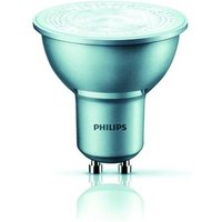 PHILIPS LED-Reflektorlampe GU10 MASTER PAR16 nws 4,9W A+ 4000K 380lm dimmbar 36° AC MASLEDSPOTVLED4.9-50WGU10940 - weiß von Philips