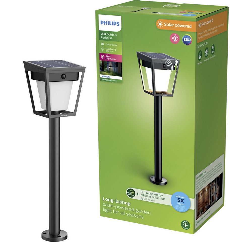 Philips Pollerleuchte Philips LED 929004632001 Nissa Solar-Außenstandleuchte LED LED fest Philips Pollerleuchte Philips LED 929004632001 Nissa Solar-Außenstandleuchte LED LED fest von Philips
