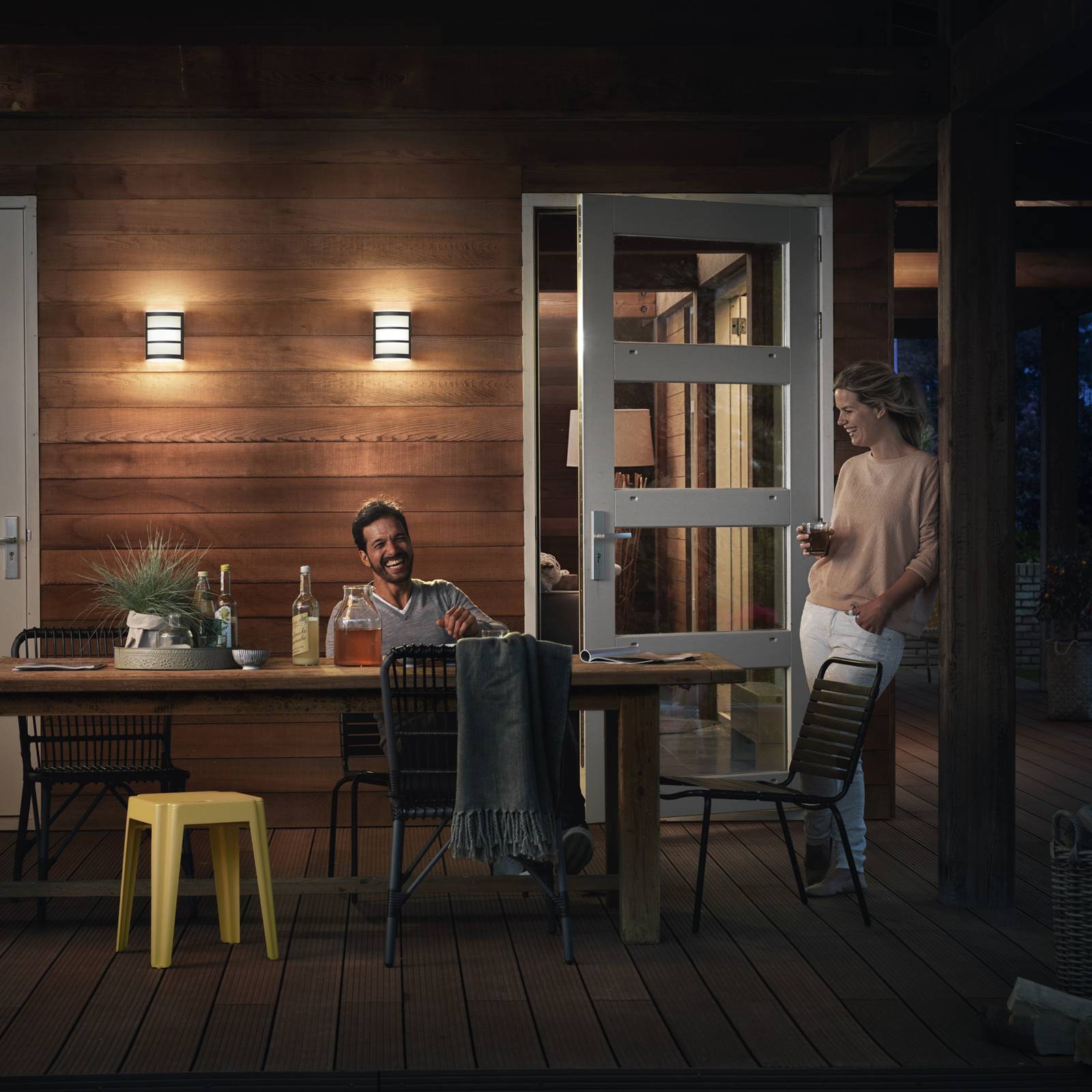 Philips Python LED-Außenwandlampe anthrazit 2.700K von Philips