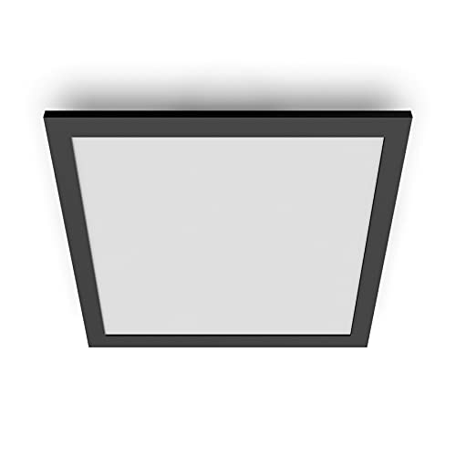 Philips Scene Switch Touch LED Deckenleuchte, dimmbar, 12W, warmweißes Licht (2700K), Schwarz von Philips Lighting