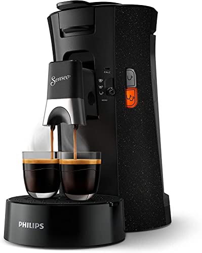 Philips Senseo® Select CSA240/60 Kaffeepadmaschine (Kaffeestärkewahl Plus, Memo-Funktion, aus recyceltem Plastik), Schwarz von Philips Domestic Appliances