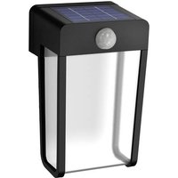 Philips Shroud 8720169265509 Solar-Außenwandleuchte mit Bewegungsmelder 2.3W Warmweiß Schwarz von Philips