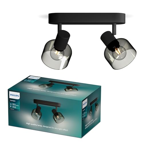 Philips Sleet LED 2er Spotleuchte, E14 Lampe nicht enthalten, Schwarz, IP20 Philips Sleet LED 2er Spotleuchte, E14 Lampe nicht enthalten, Schwarz, IP20 von Philips