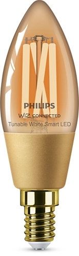 Philips Smart LED Leuchtmittel Tunable White Amber C35 E14 Kerzenform 4,9 W von Philips