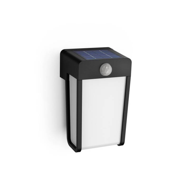 Philips Solar-Wandleuchte Shroud 2,3W schwarz von Philips