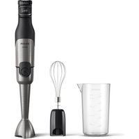 Philips Stabmixer "HR2682/00 5000 Series, mit ProMix-Technologie,", 1200 W, Becher und Schneebesenaufsatz; Edelstahl/Schwarz von Philips