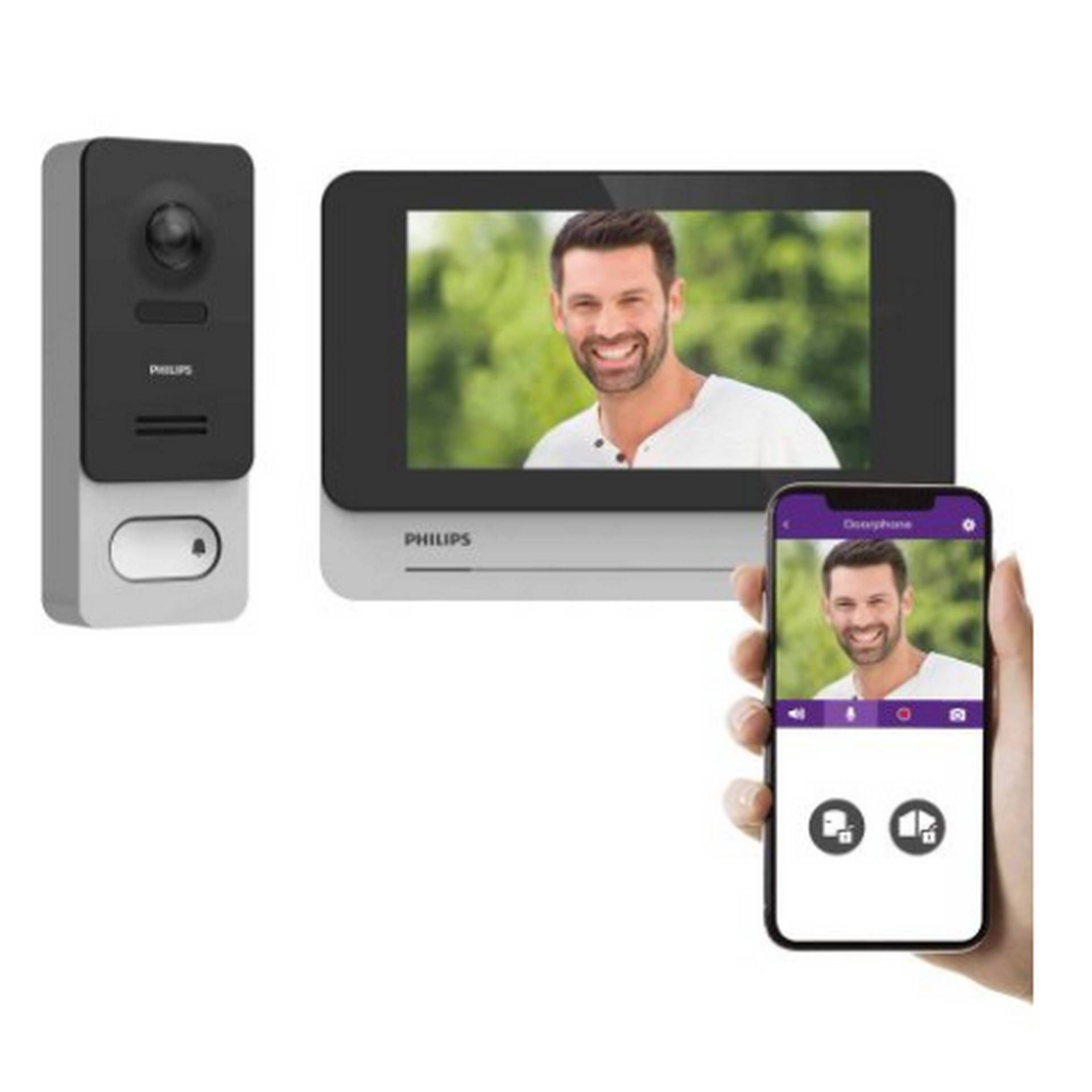 Philips Video-Türsprechanlage 'Welcome Eye Wireless' Full-HD-Weitwinkel Philips Video-Türsprechanlage 'Welcome Eye Wireless' Full-HD-Weitwinkel von Philips