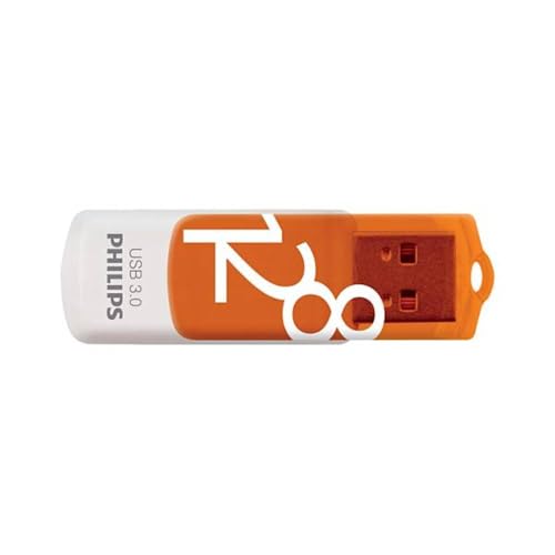 Philips Vivid Edition Super Speed 3.0 USB-Flash-Laufwerk USB-Stick 128 GB mit Schwenkkappe für PC, Laptop, Computer Data Storage, Lesegeschwindigkeit bis zu 100 MB/s von Philips