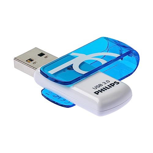 Philips Vivid Edition Super Speed 3.0 USB-Flash-Laufwerk USB-Stick 16 GB mit Schwenkkappe für PC, Laptop, Computer Data Storage, Lesegeschwindigkeit bis zu 100 MB/s von Philips