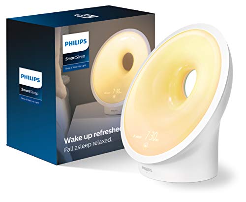 Philips Wake-up Light HF3650/01 LED, Aufwachen und Einschlafen mit Licht, weiß von Philips