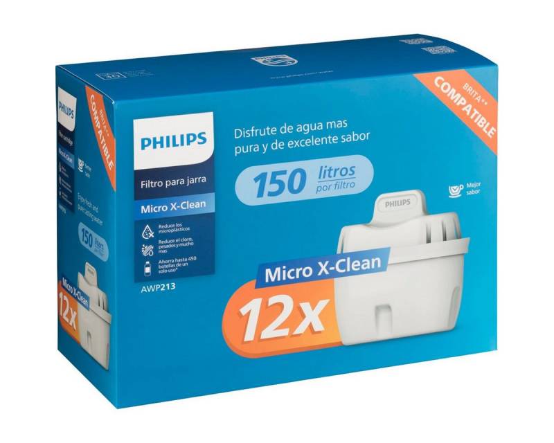Philips Wasseraufbereiter Micro X-clean Wasserfilterkartuschen 12-pack Philips Wasseraufbereiter Micro X-clean Wasserfilterkartuschen 12-pack von Philips