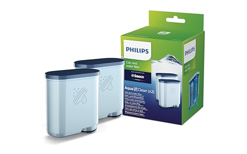 Philips AquaClean Kalk- und Wasserfilter für Espressomaschinen - für hochwertigen Kaffee und intensiven Geschmack, Doppelpack (CA6903/22) von Philips Domestic Appliances